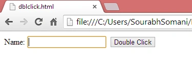 page loads