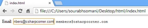 Email address correct