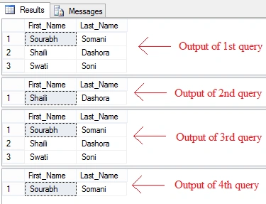 SQL Operators