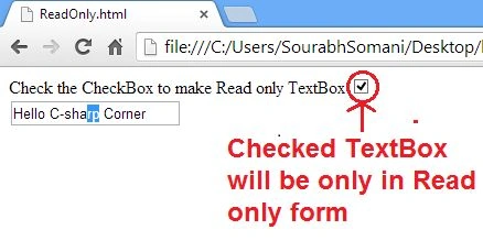checked CheckBox
