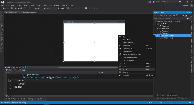 default MainWindow