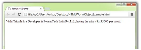 JavaScript Object3