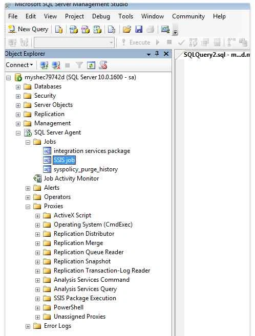 job list