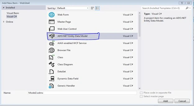 Entity Data Model