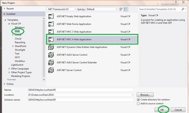 MVC 4 Web Application
