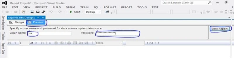 Create SSRS Report