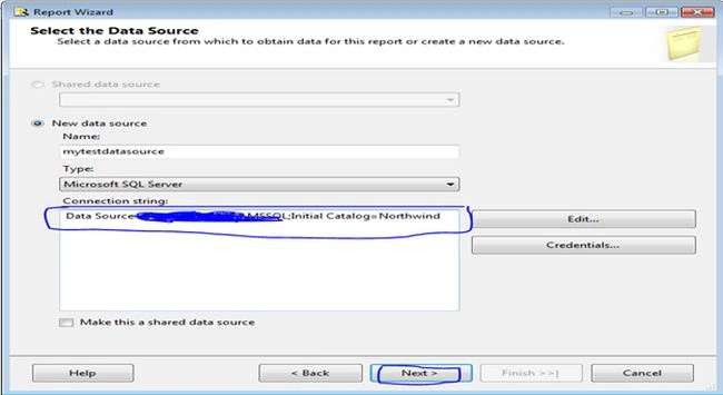 Create SSRS Report