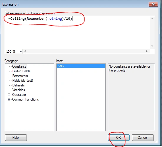 SSRS Miscellaneous