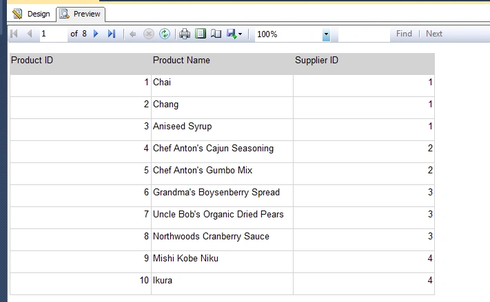 SSRS Miscellaneous