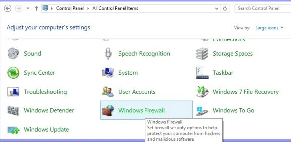 Window firewall