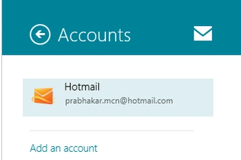 Select an account