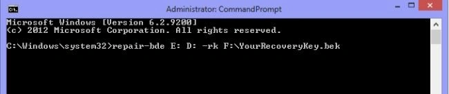 Recovery key