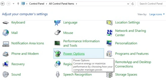 Power options-1