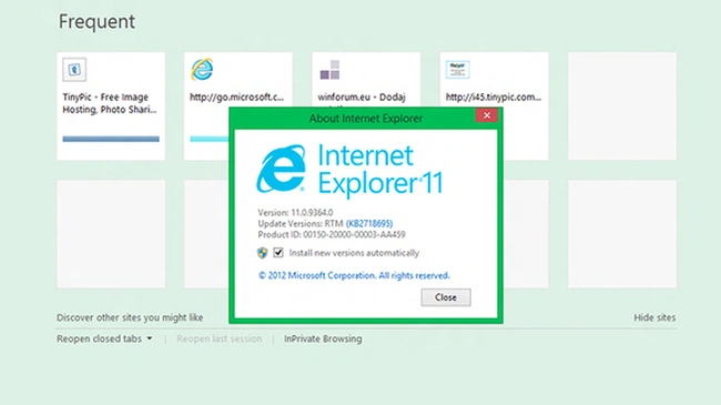 Internet Explorer 11