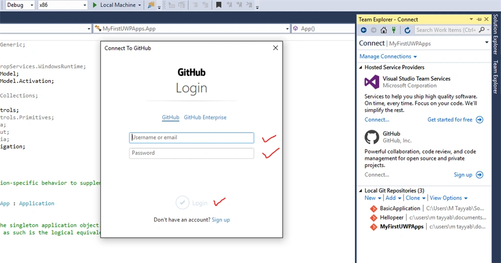 Login
