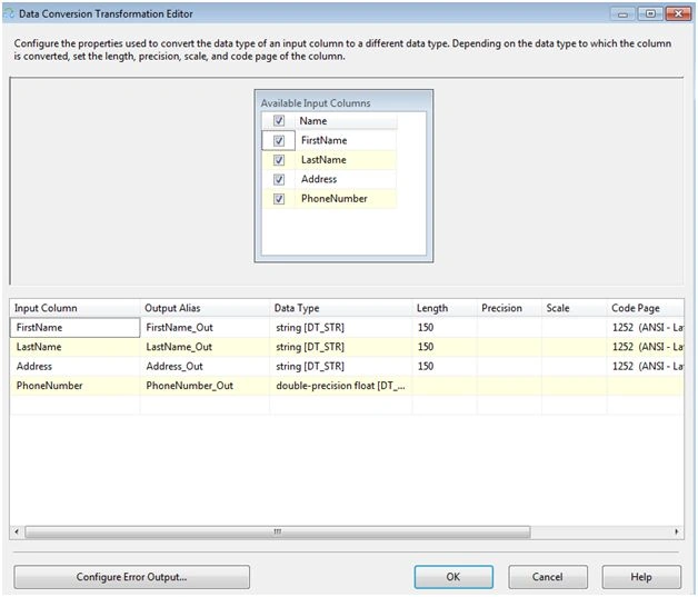 data conversion