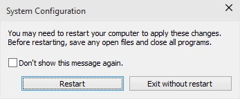Restart