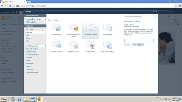 Creating Library