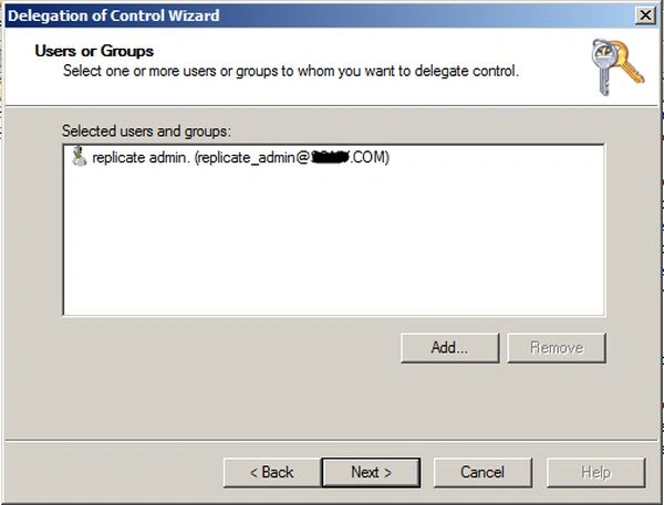 user or group