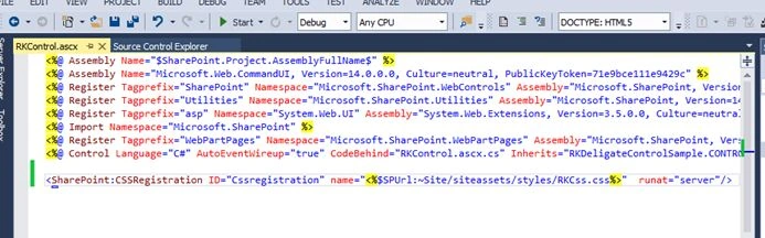 css control