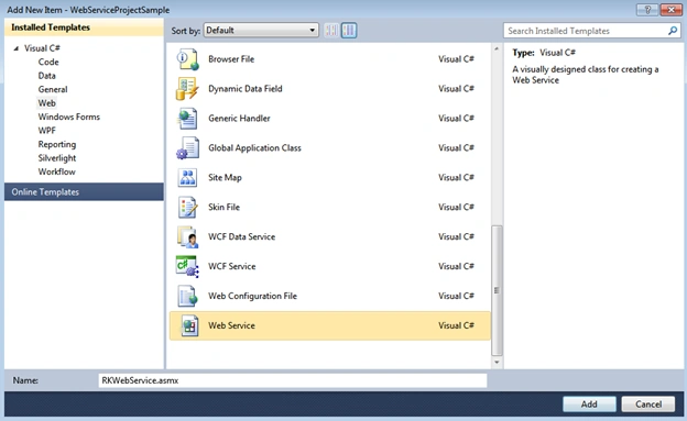 web service