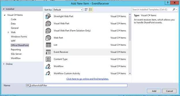 Event receiver