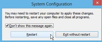 Restart your computer