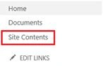 Open SharePoint site