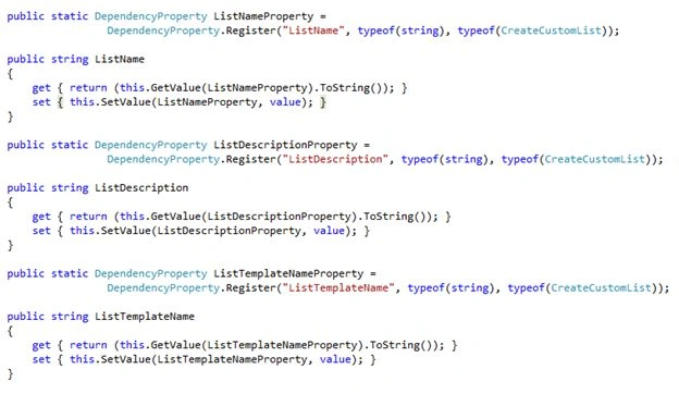 code inside the class