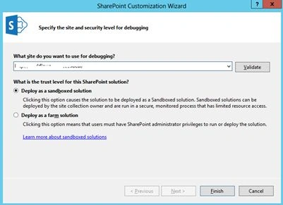 Sandboxed Solution