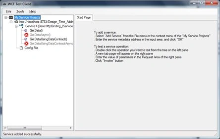 WCF Test Client