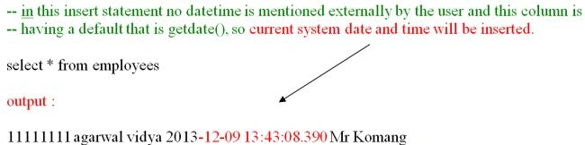 Current date time