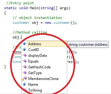 Visual Studio Intellisense