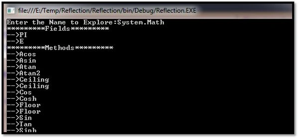 Reflection in C#