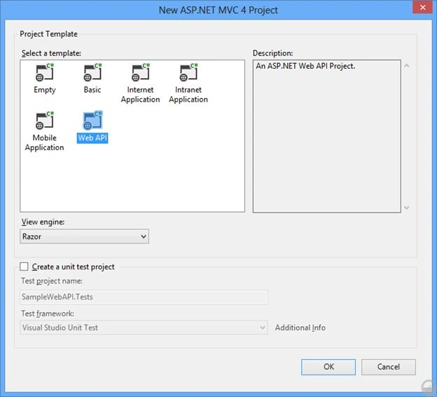 Select the Project