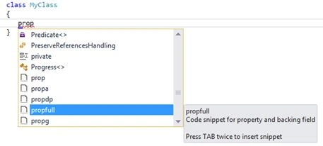 Create a properties