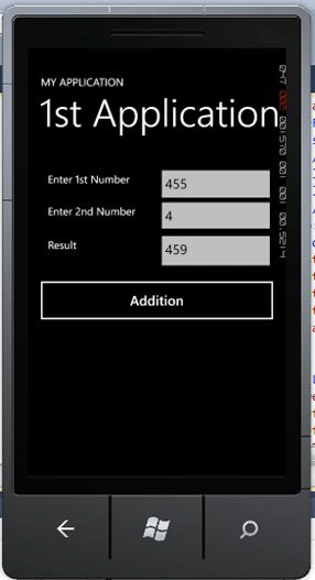 first application