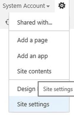 system account