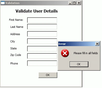 Validating User Input With Regular Expressions