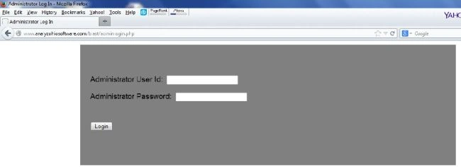 log in