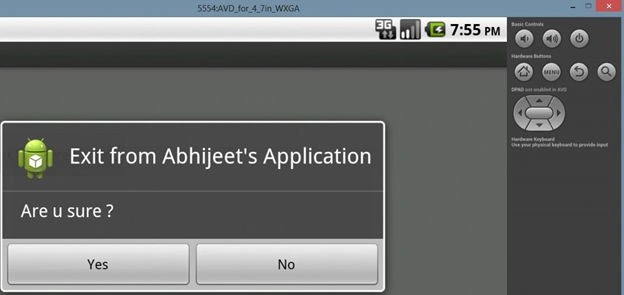 AlertDialog in Android