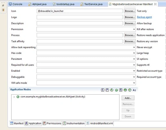 Manifest File