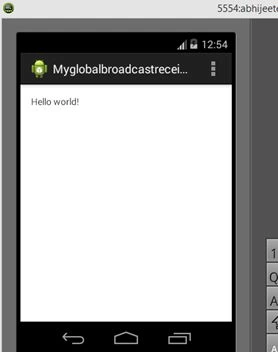 Running Application on Android