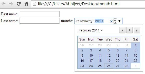 month