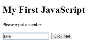 input String value