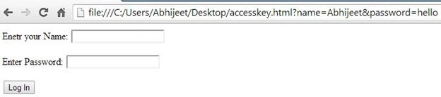Accesskey Attribute