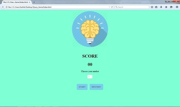 main index page