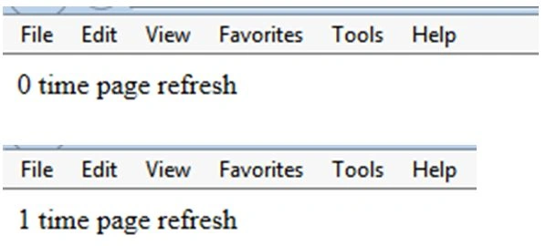 Refresh javascript Output