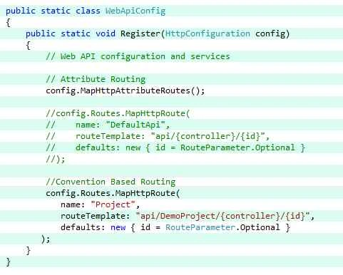 Attribute Routing