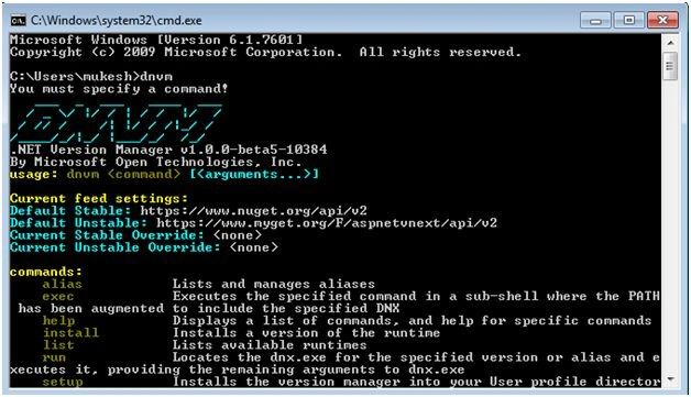 DotNet Version Manager